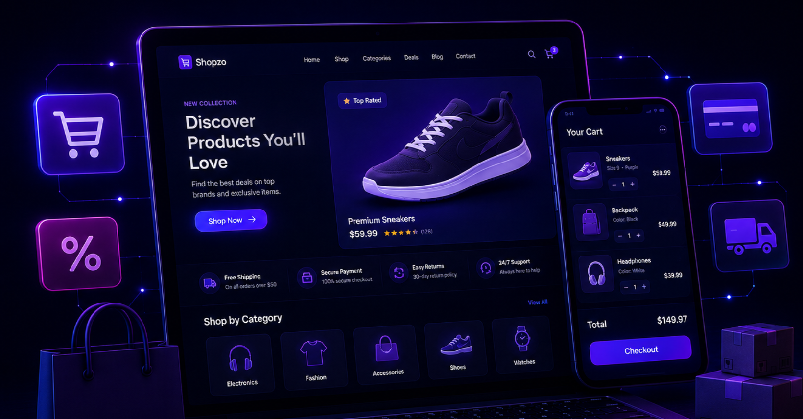 Professional e-commerce development services
