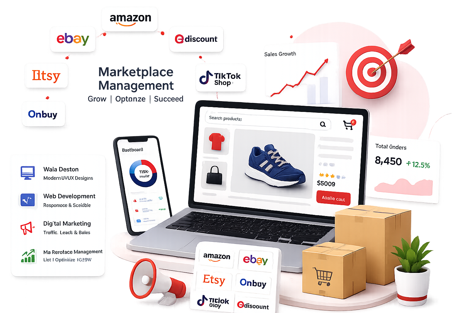 Shivra Ecom marketplace management and digital growth services