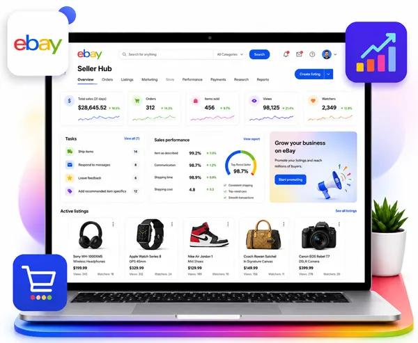 eBay account management services