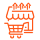 Marketplace management services process icon