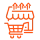 Marketplace management services process icon