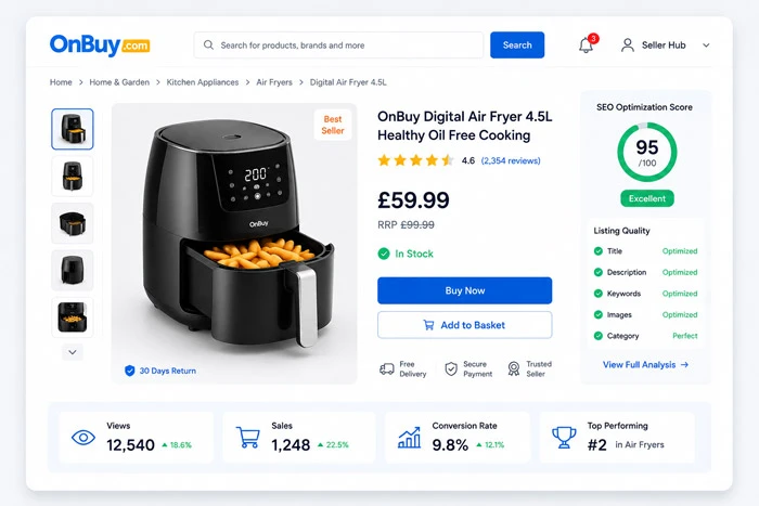 OnBuy product listing optimisation services