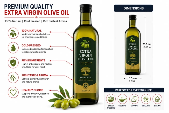 Product infographic design