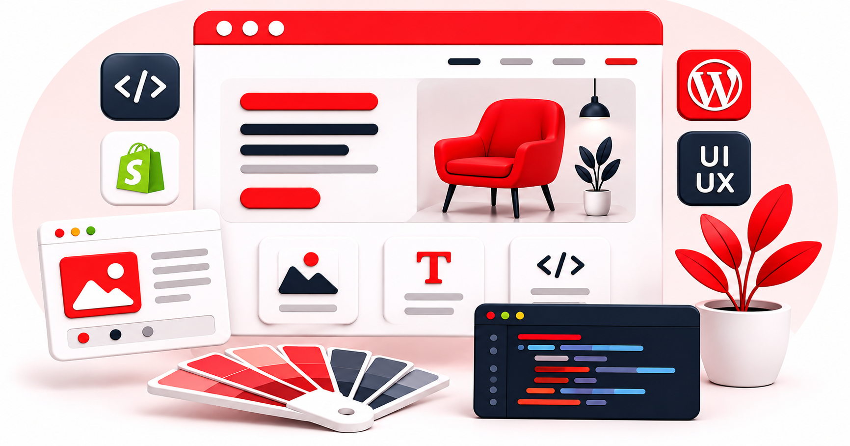 Website development and web design services by Shivra Ecom